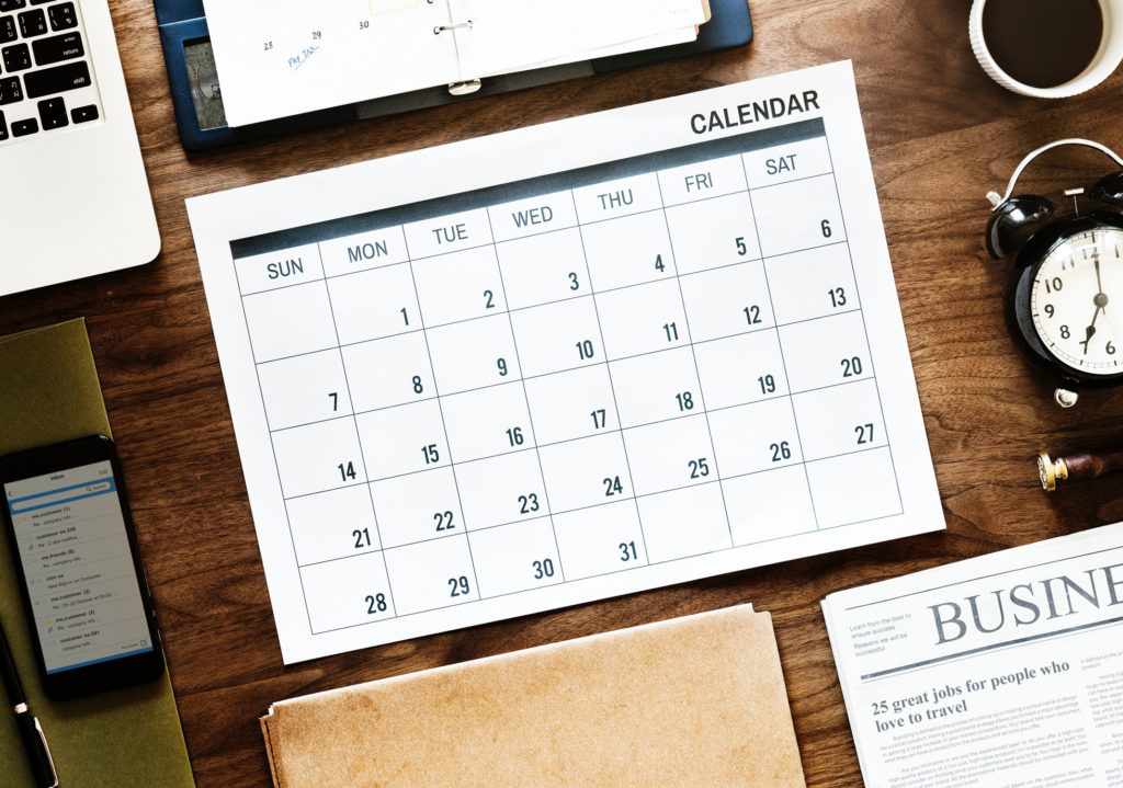 Tax Dates 2019 Calendar