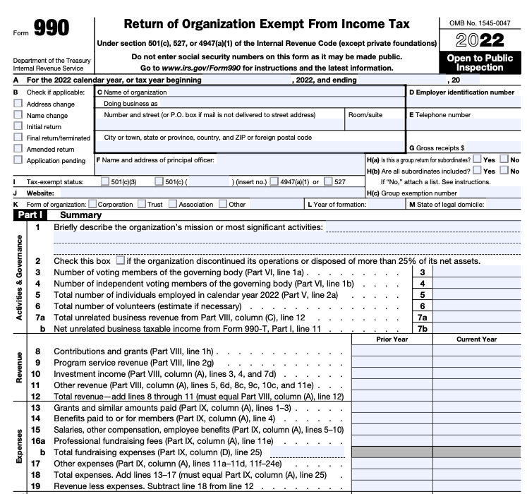 IRS Form 990